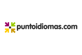 Diseño del logotipo de la web de cursos de idiomas puntoidiomas.com