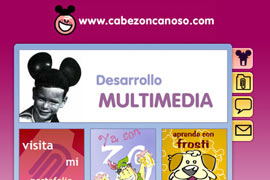 Diseño de la página web de cabezoncanoso.com versión 3